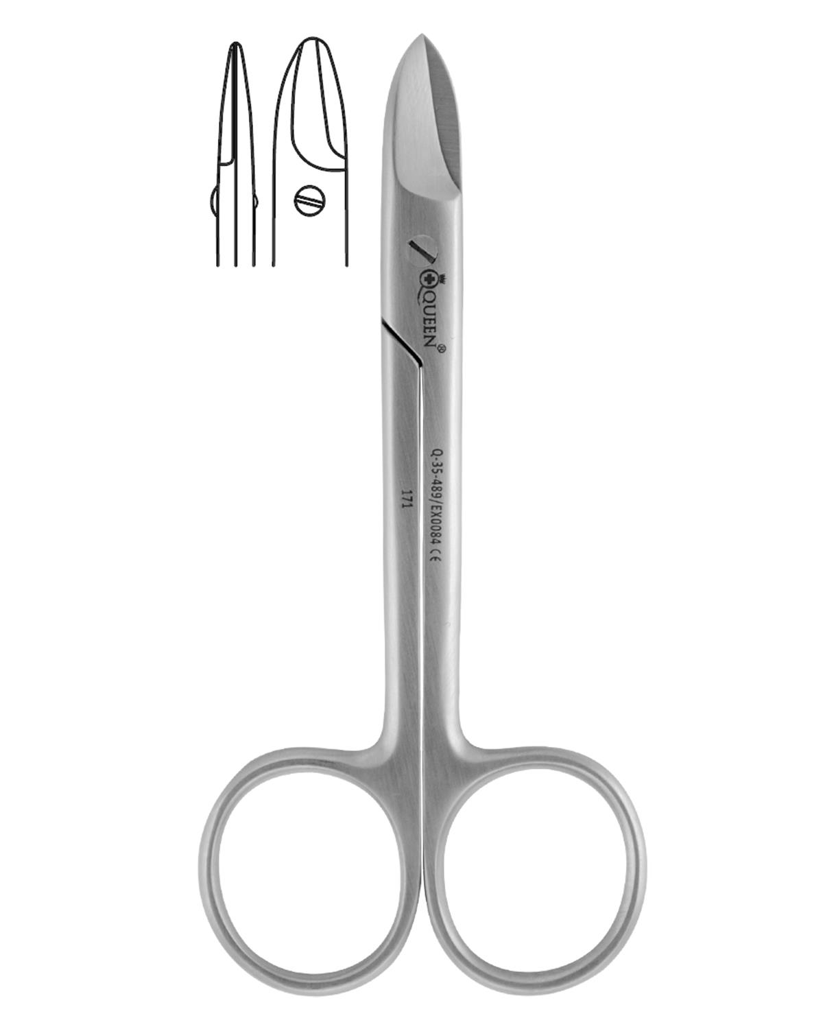 Düz Kron ve Tel Makası 10,5cm