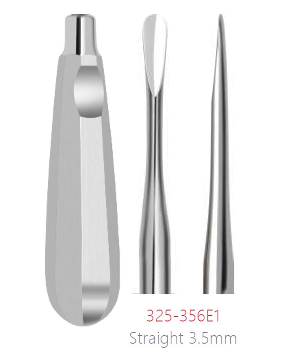 Düz Lüxatör Elevatör Lüxatör 3.5mm 16cm