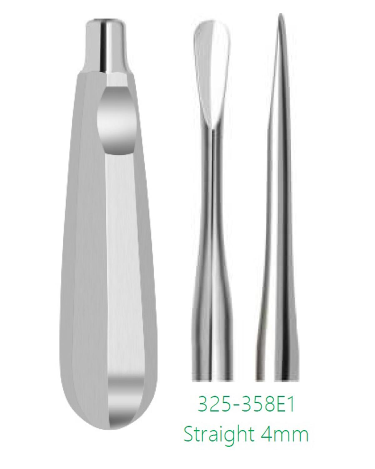 Düz Lüxatör Elevatör Lüxatör 4mm 16cm