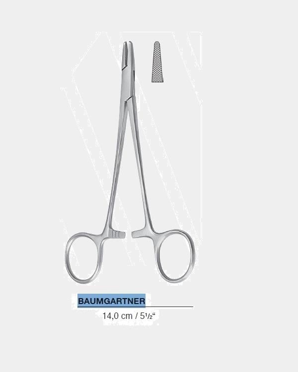 Düz Makas Portegü Hegar 14cm