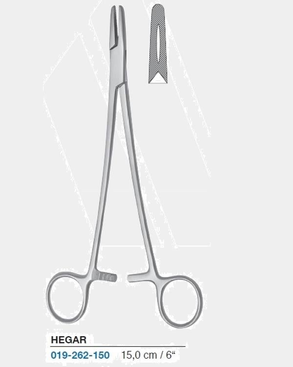 Düz Makas Portegü Hegar 16cm