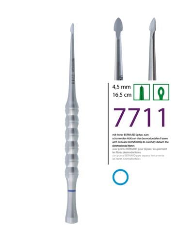 Düz Ok Uçlu Elevatör Bernard 4.5mm