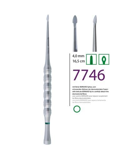 Düz Ok Uçlu Elevatör Bernard 4mm