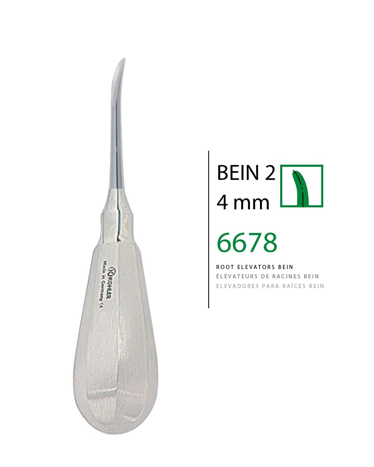 Eğri Bien Elevatör Bien 4mm