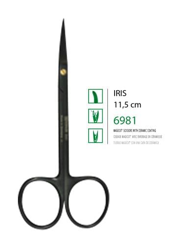 Eğri Cerrahi Makas Iris 11,5cm