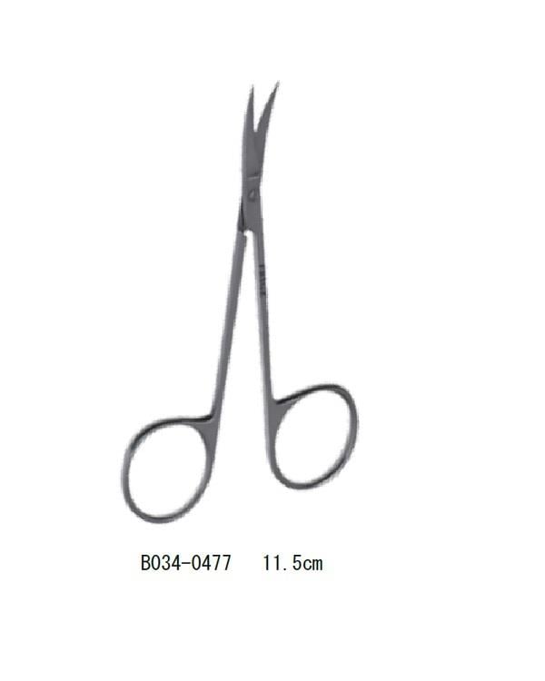 Eğri Cerrahi Makas Iris 11,5cm