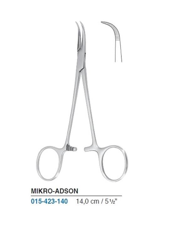 Eğri Hemostat (Klemp) Halsted-Mosquito 14cm