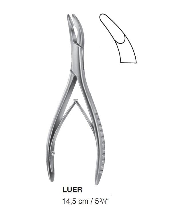 Eğri Kemik Pensi Luer 14.5cm