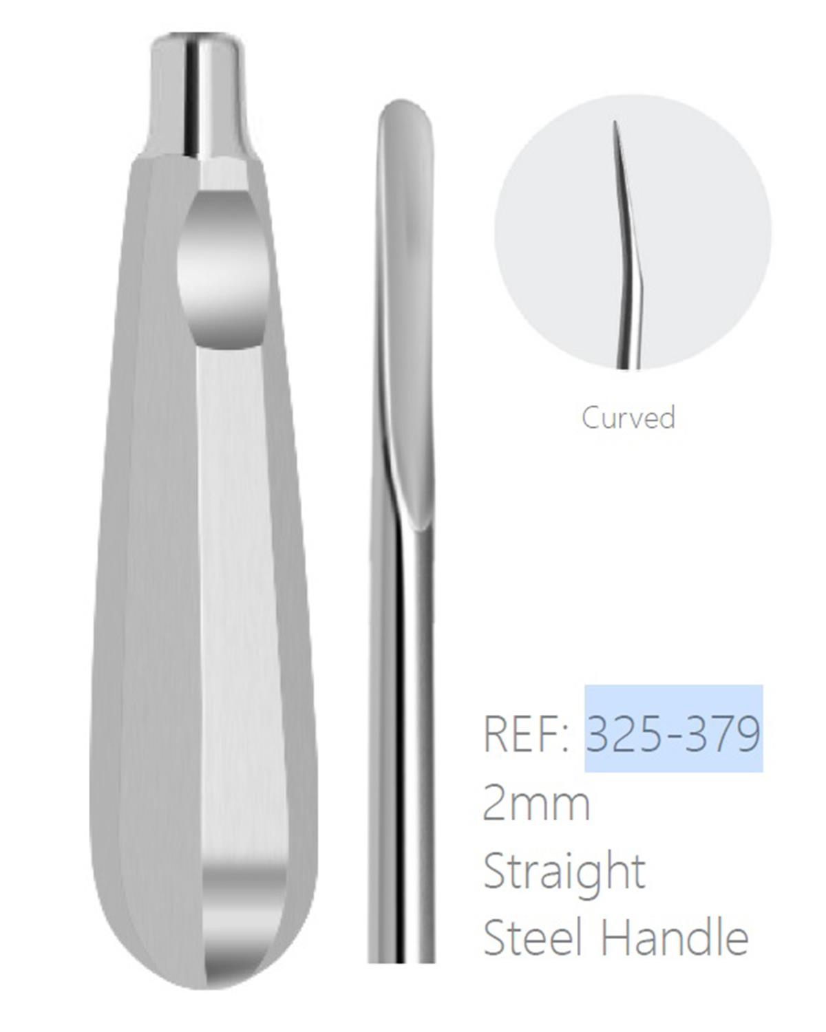 Eğri Lüxatör Elevatör Lüxatör 2mm 16cm