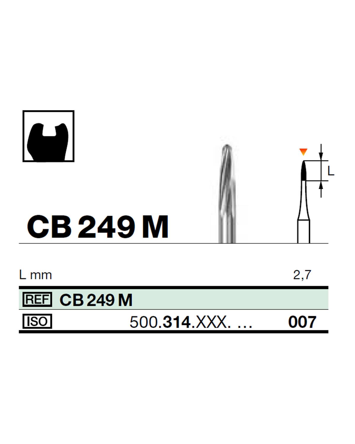 FBCB249M Aeratör Tungsten Karbit Alev Uçlu Frez