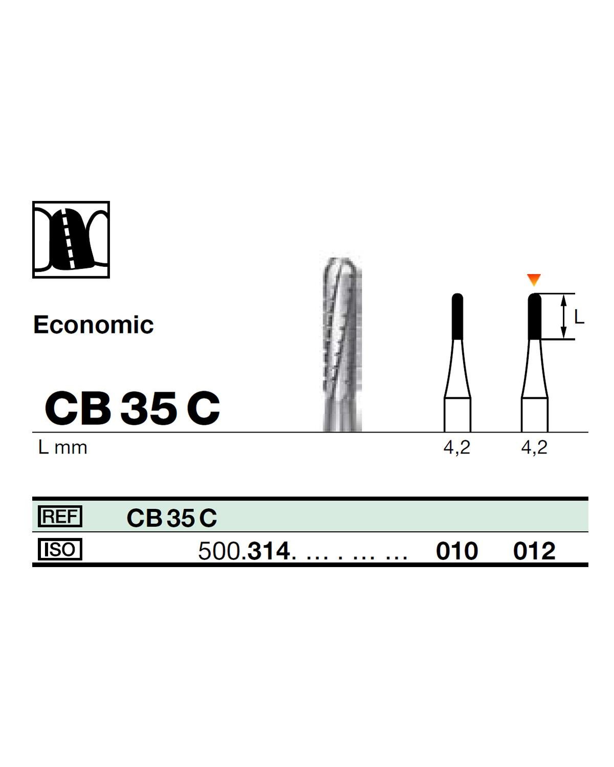 FBCB35C Aeratör Tungsten Karbit Yuvarlak Bitim Silindir, Kron Kesici Frez