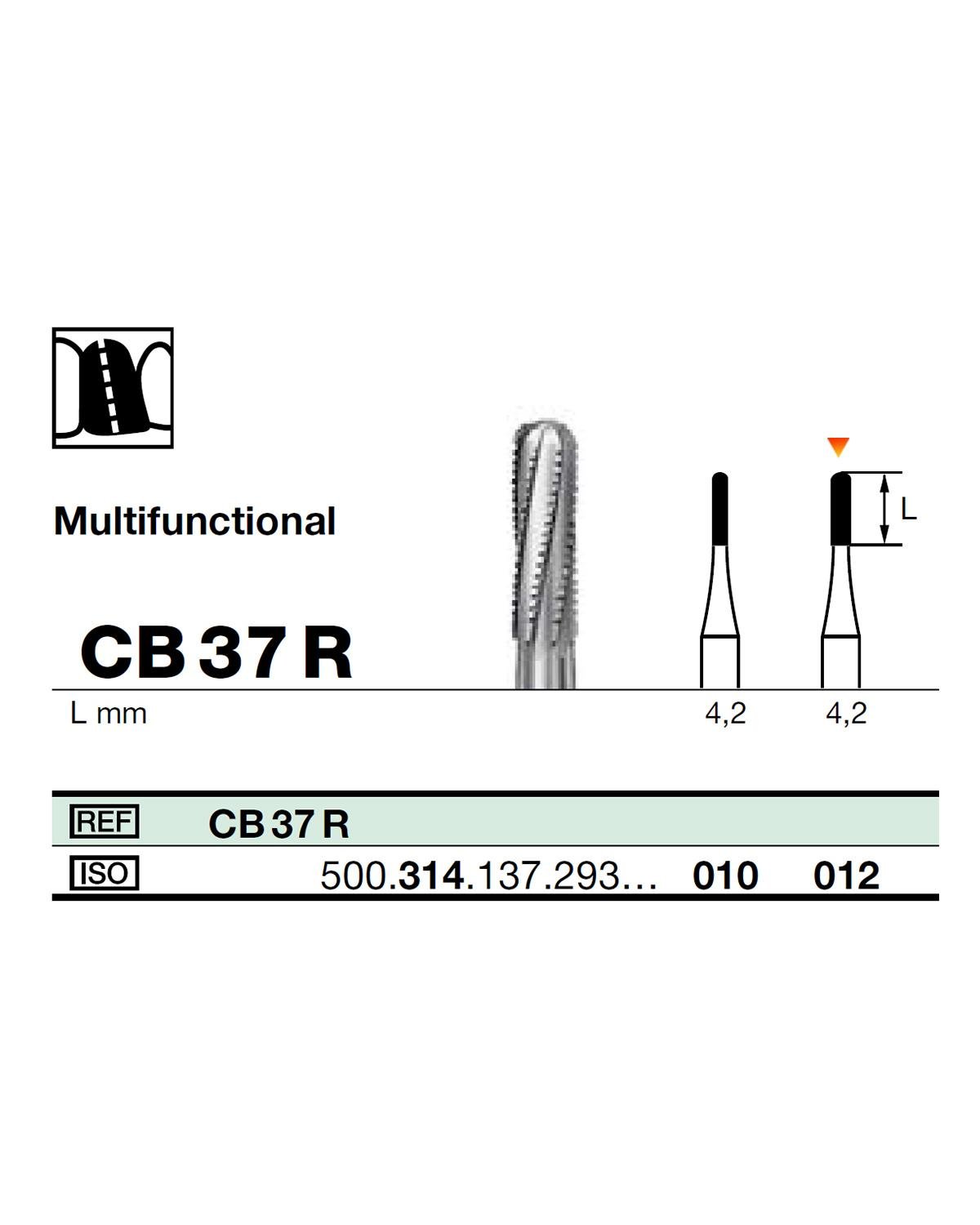 FBCB37R Aeratör Tungsten Karbit Yuvarlak Bitim Silindir, Kron Kesici Frez