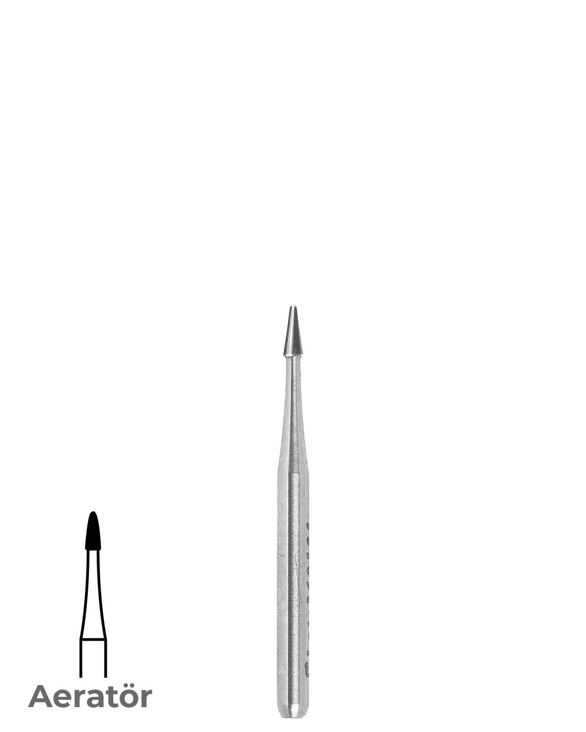 FBCB59 Aeratör Tungsten Karbit Yuvarlak Bitim Konik Frez