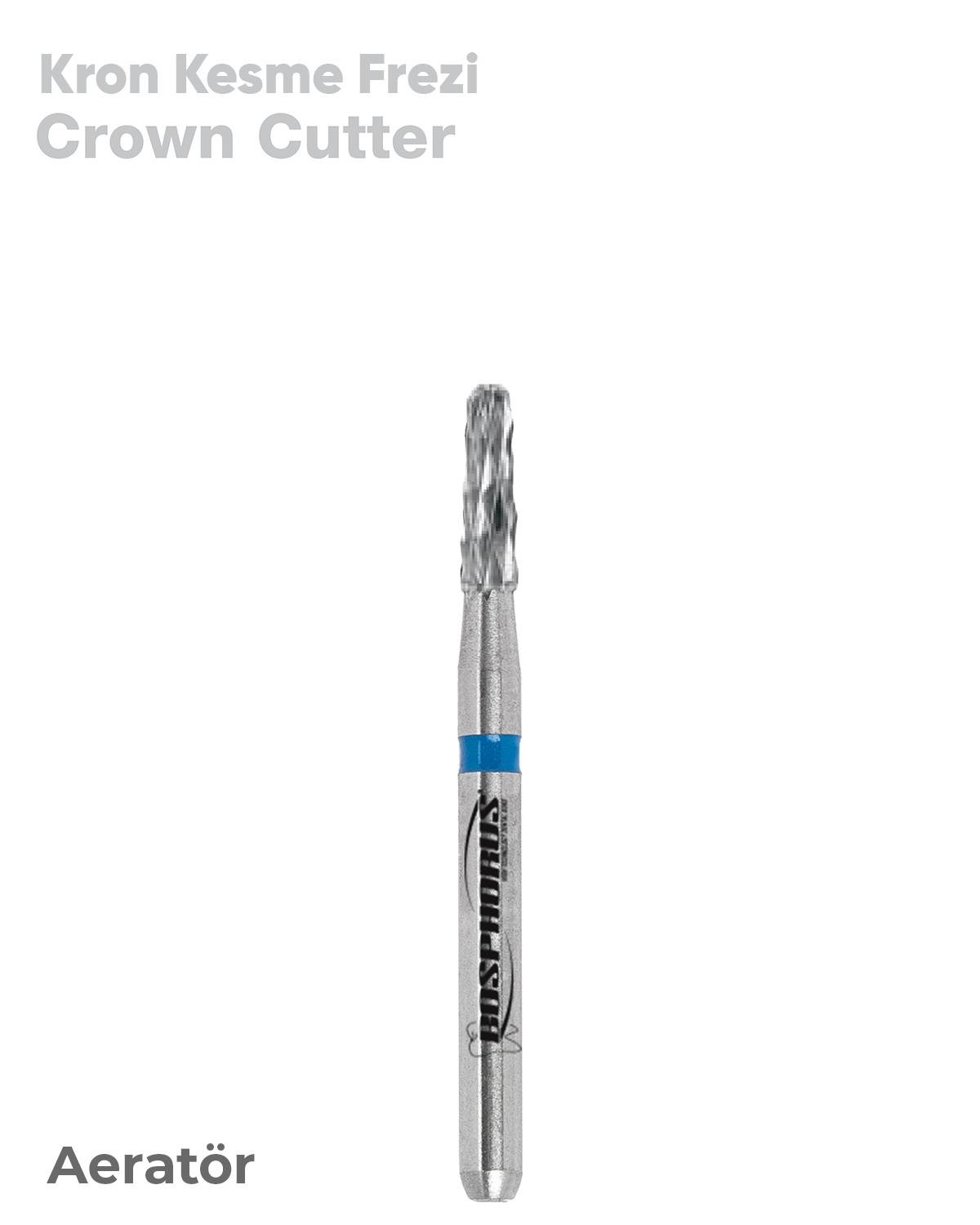 FBCB5TRL Aeratör Tungsten Karbit Yuvarlak Bitim Konik, Kron Kesici Frez