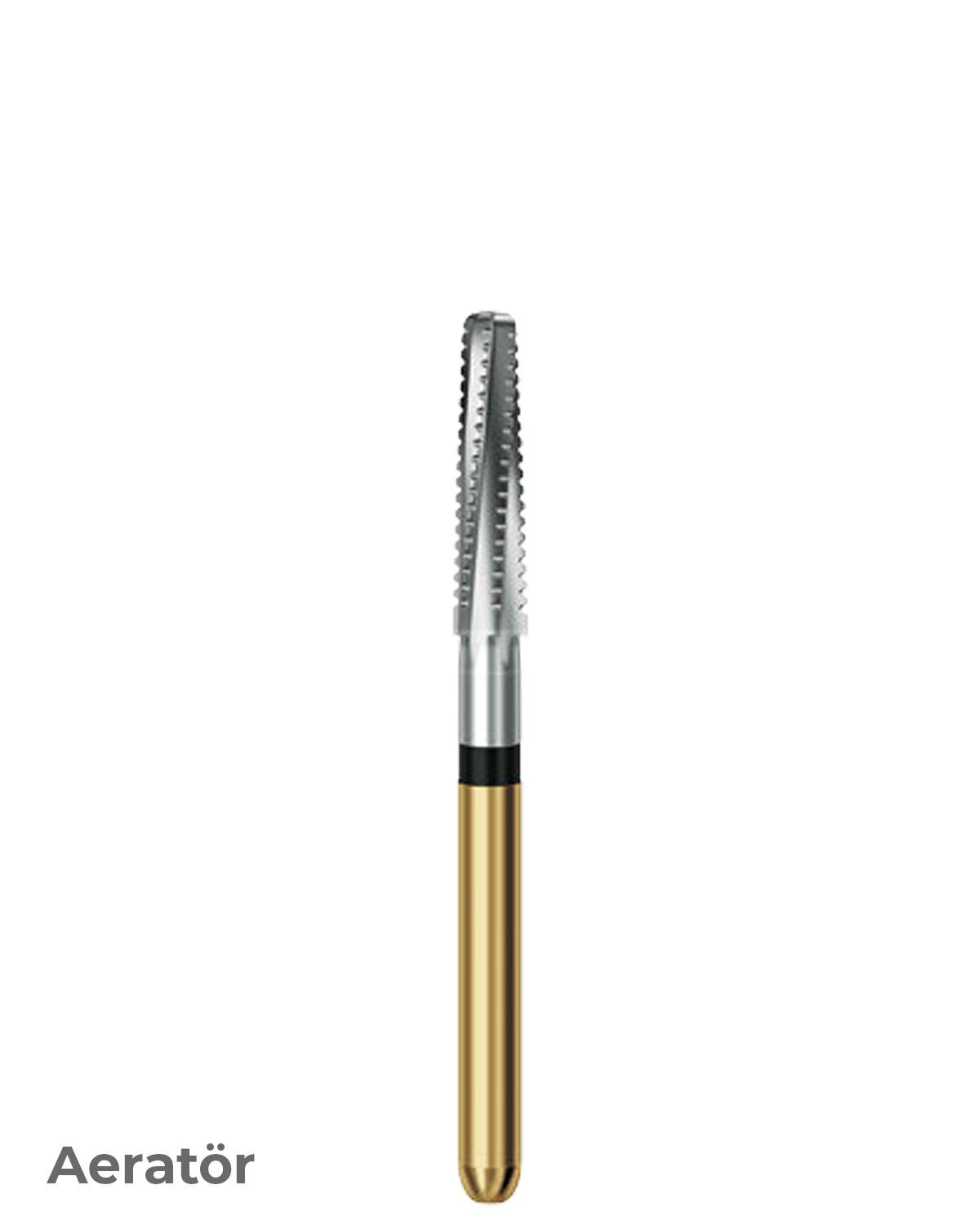 FBCB847KRG Aeratör Tungsten Karbit Yuvarlak Bitim Konik, Abutment Frez