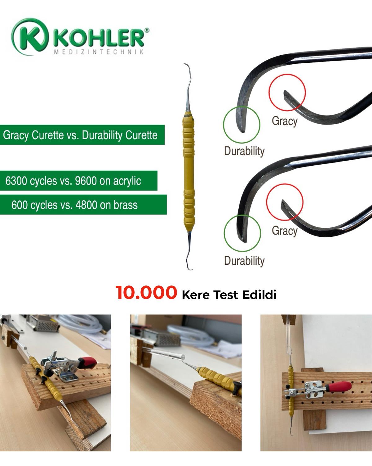 Gracey Küret Standart Gracey 7 Ad./Kaset