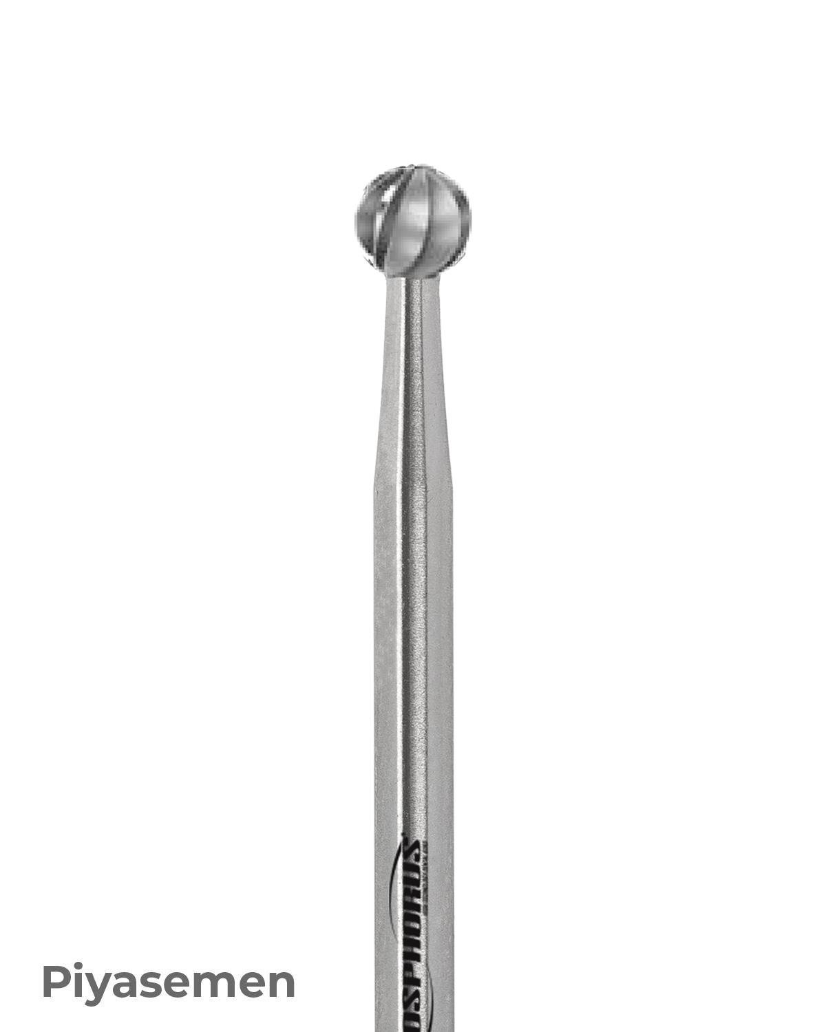 HBCB141 Piyesemen Tungsten Karbit Top baş, Rond Cerrahi Kemik Kesici Frez