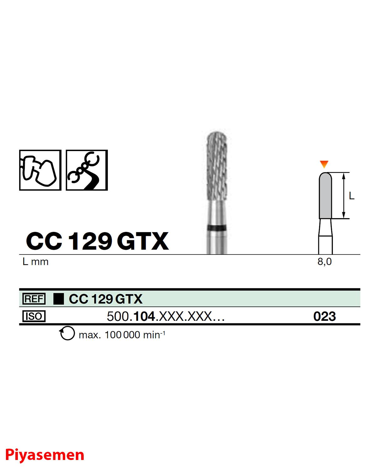 HBCC129 Piyesemen Tungsten Karbit Yuvarlak Bitim Silindir, Laboratuvar Frez