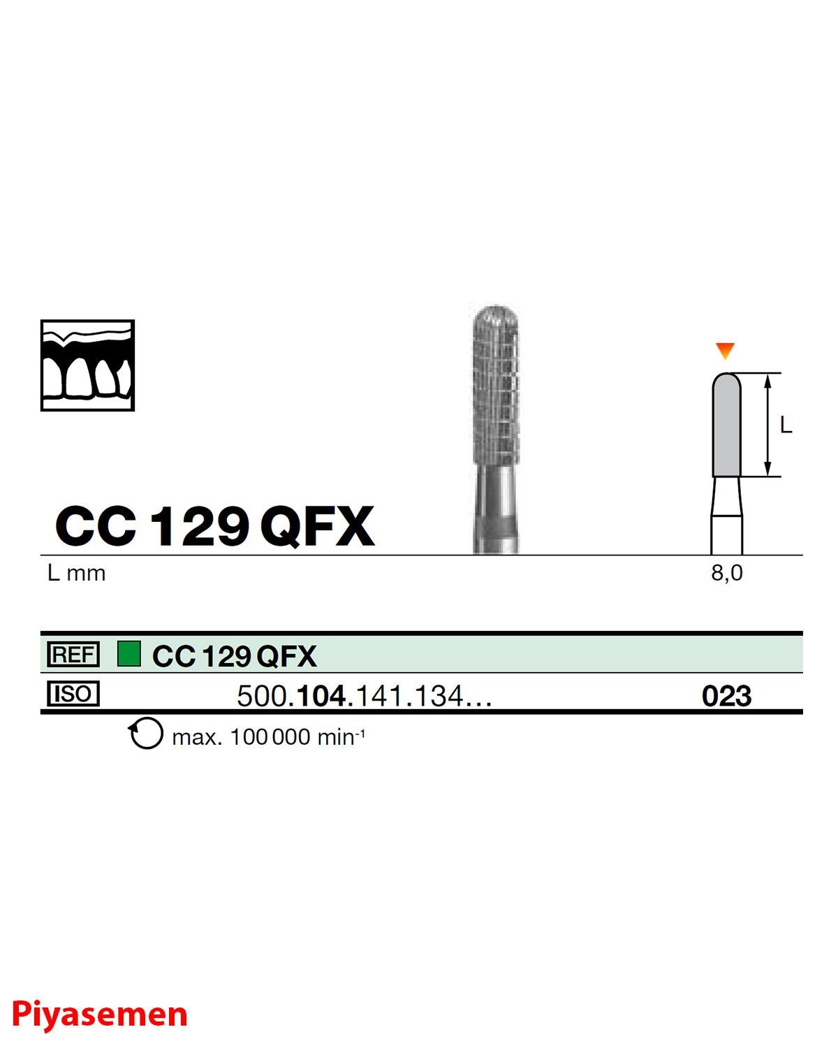 HBCC129 Piyesemen Tungsten Karbit Yuvarlak Bitim Silindir, Laboratuvar Frez