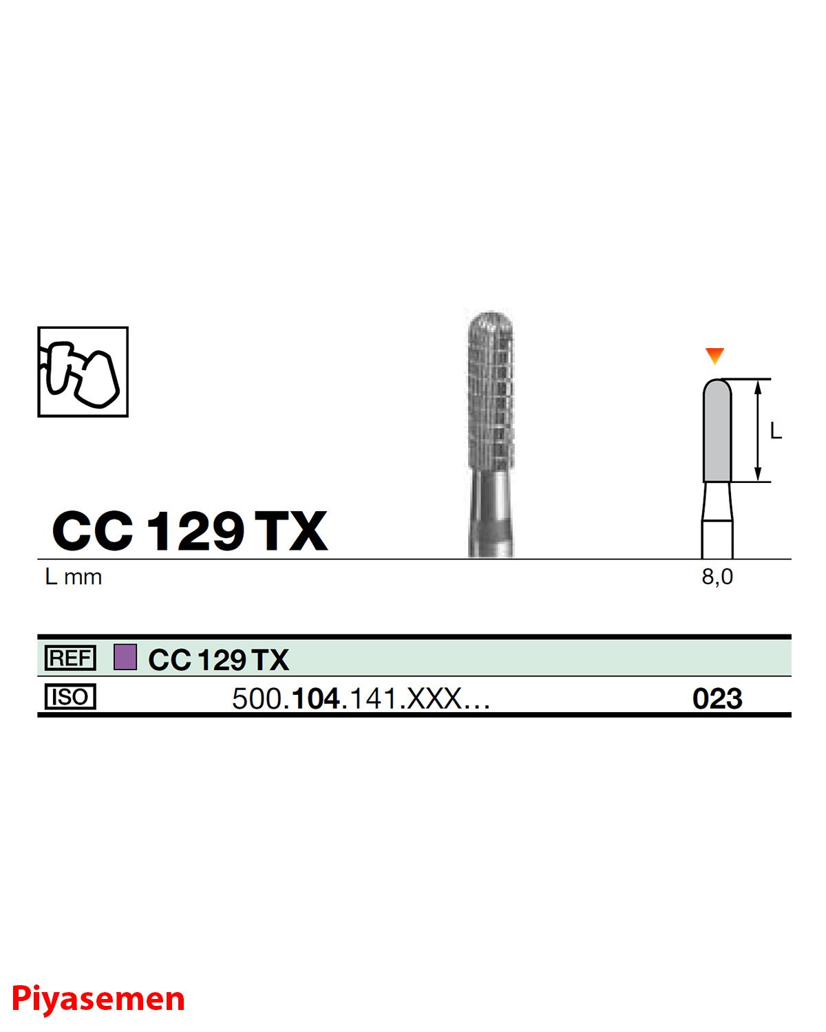 HBCC129 Piyesemen Tungsten Karbit Yuvarlak Bitim Silindir, Laboratuvar Frez