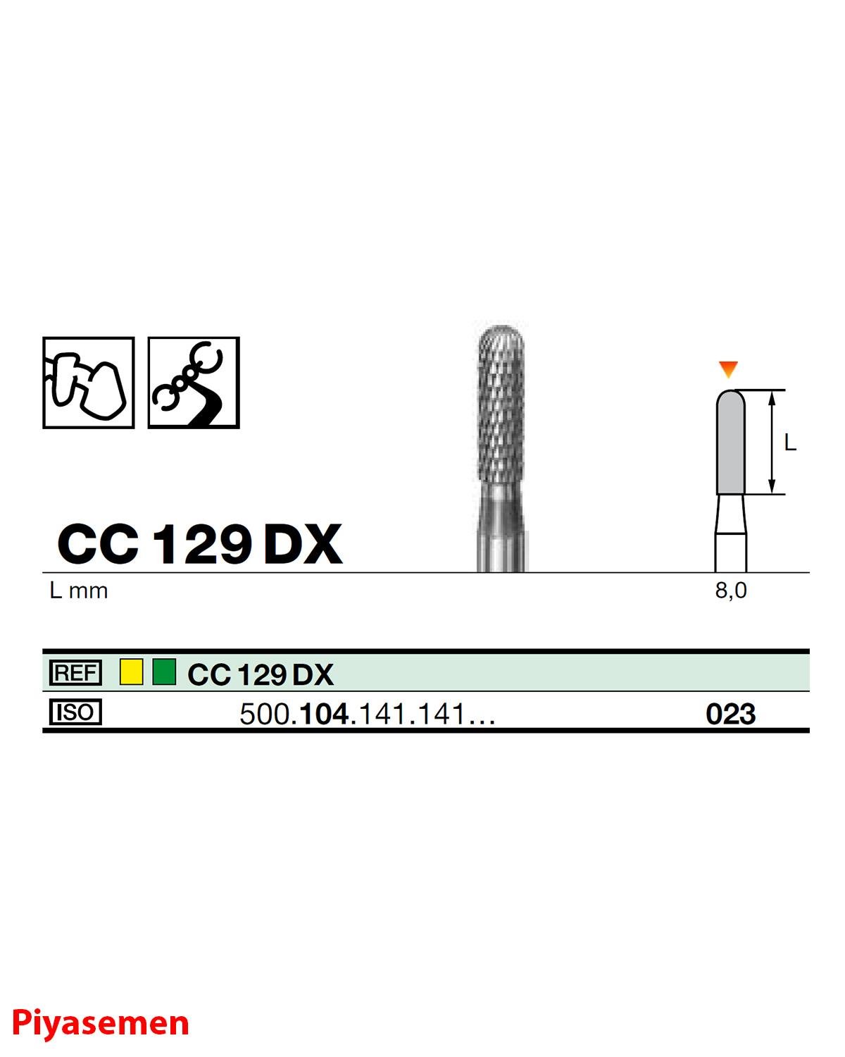 HBCC129 Piyesemen Tungsten Karbit Yuvarlak Bitim Silindir, Laboratuvar Frez