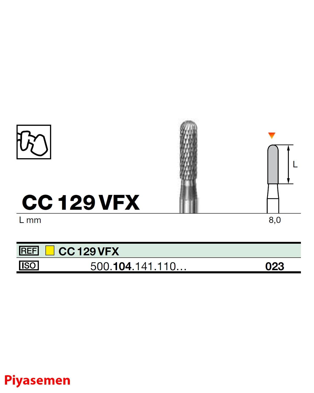 HBCC129 Piyesemen Tungsten Karbit Yuvarlak Bitim Silindir, Laboratuvar Frez