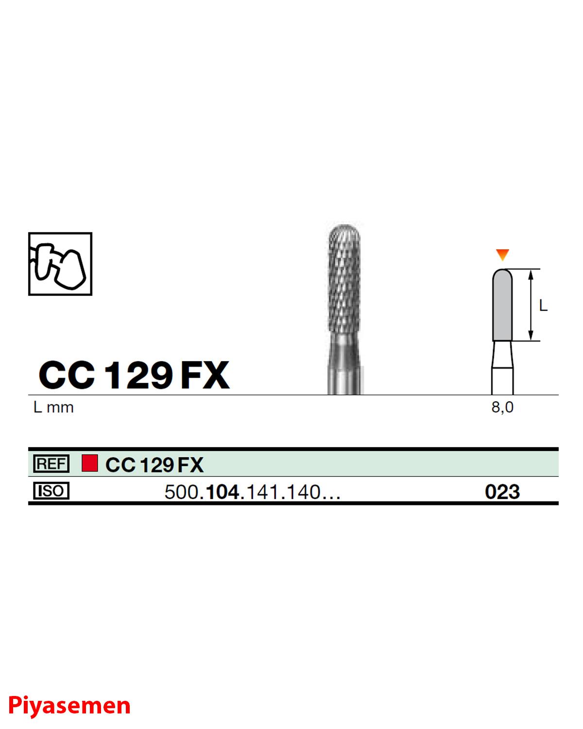 HBCC129 Piyesemen Tungsten Karbit Yuvarlak Bitim Silindir, Laboratuvar Frez
