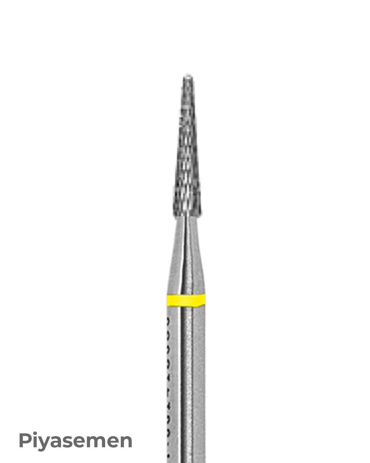 HBCC136 Piyesemen Tungsten Karbit Yuvarlak Bitim Konik, Laboratuvar Frez