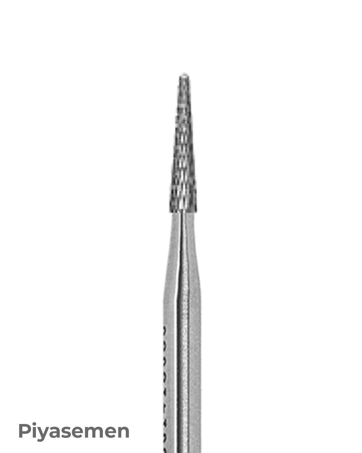 HBCC136 Piyesemen Tungsten Karbit Yuvarlak Bitim Konik, Laboratuvar Frez