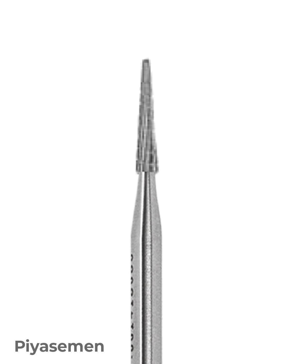 HBCC136 Piyesemen Tungsten Karbit Yuvarlak Bitim Konik, Laboratuvar Frez