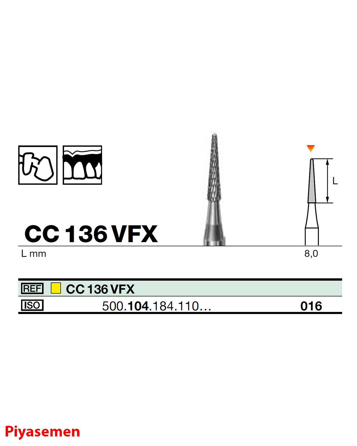 HBCC136 Piyesemen Tungsten Karbit Yuvarlak Bitim Konik, Laboratuvar Frez