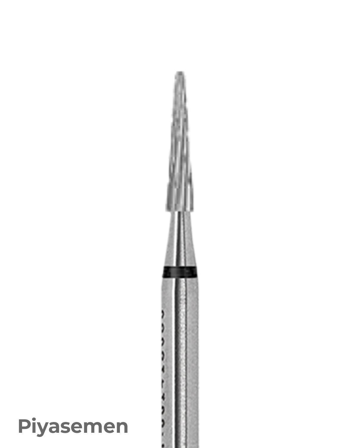 HBCC136 Piyesemen Tungsten Karbit Yuvarlak Bitim Konik, Laboratuvar Frez