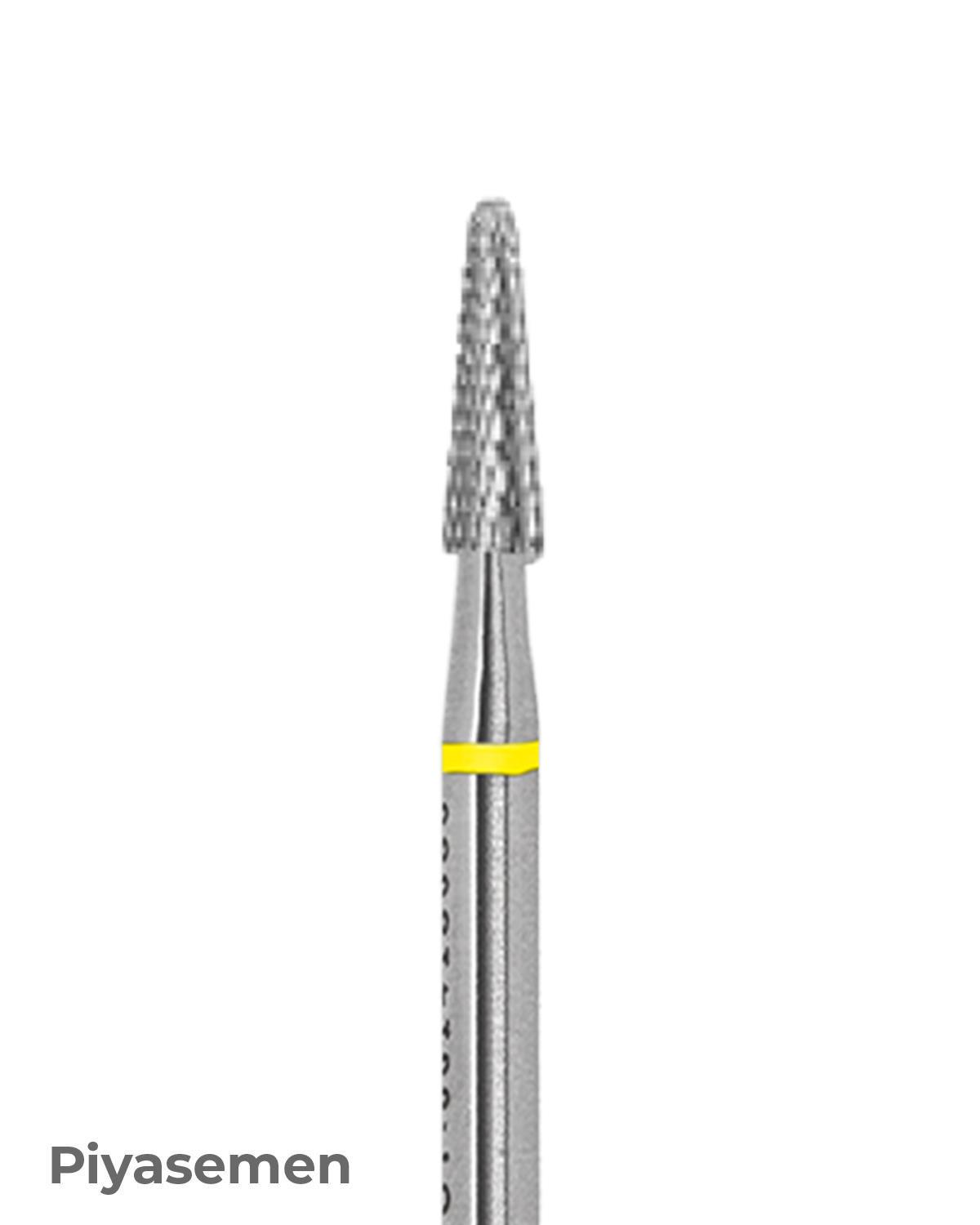 HBCC138 Piyesemen Tungsten Karbit Yuvarlak Bitim Konik, Laboratuvar Frez