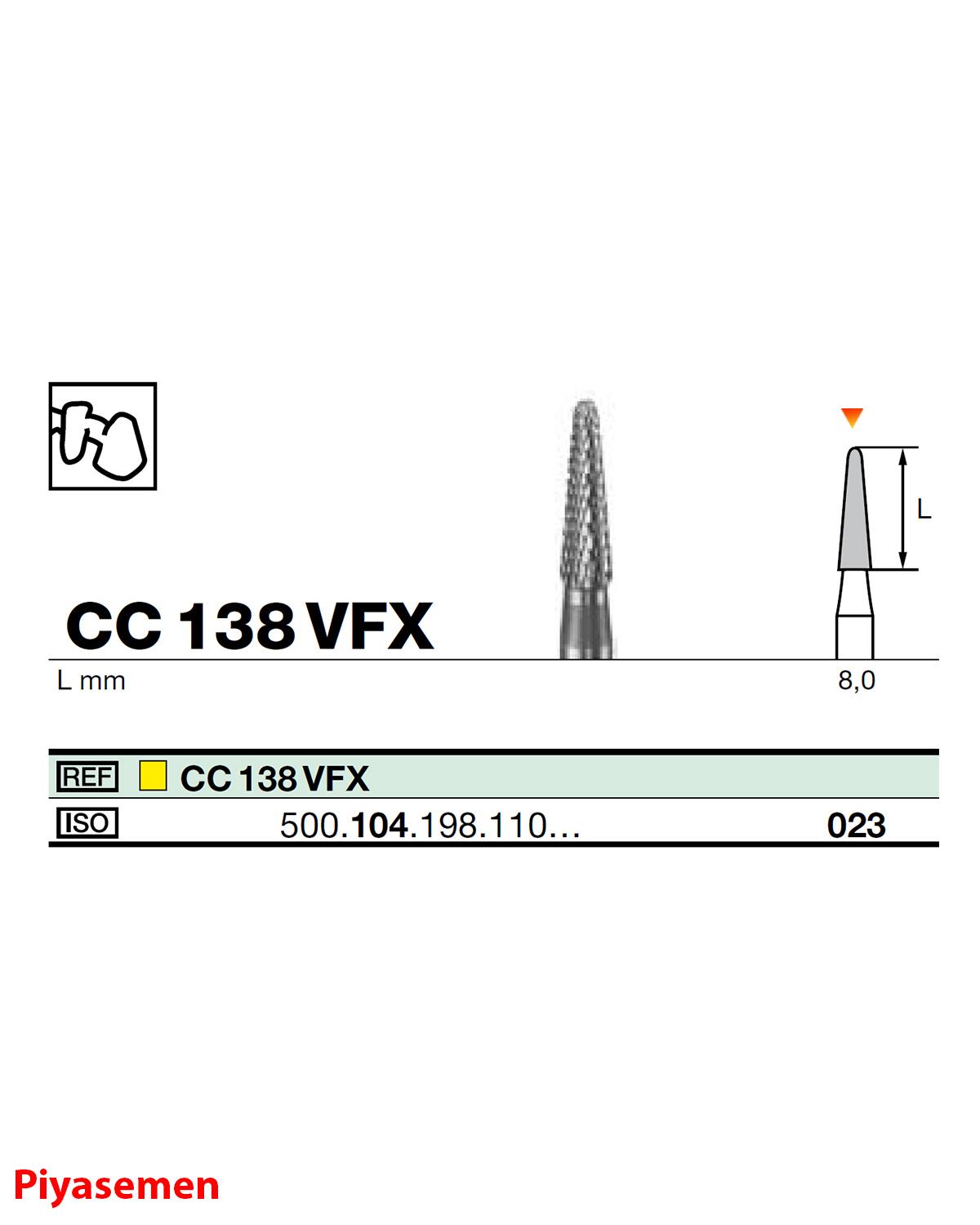 HBCC138 Piyesemen Tungsten Karbit Yuvarlak Bitim Konik, Laboratuvar Frez