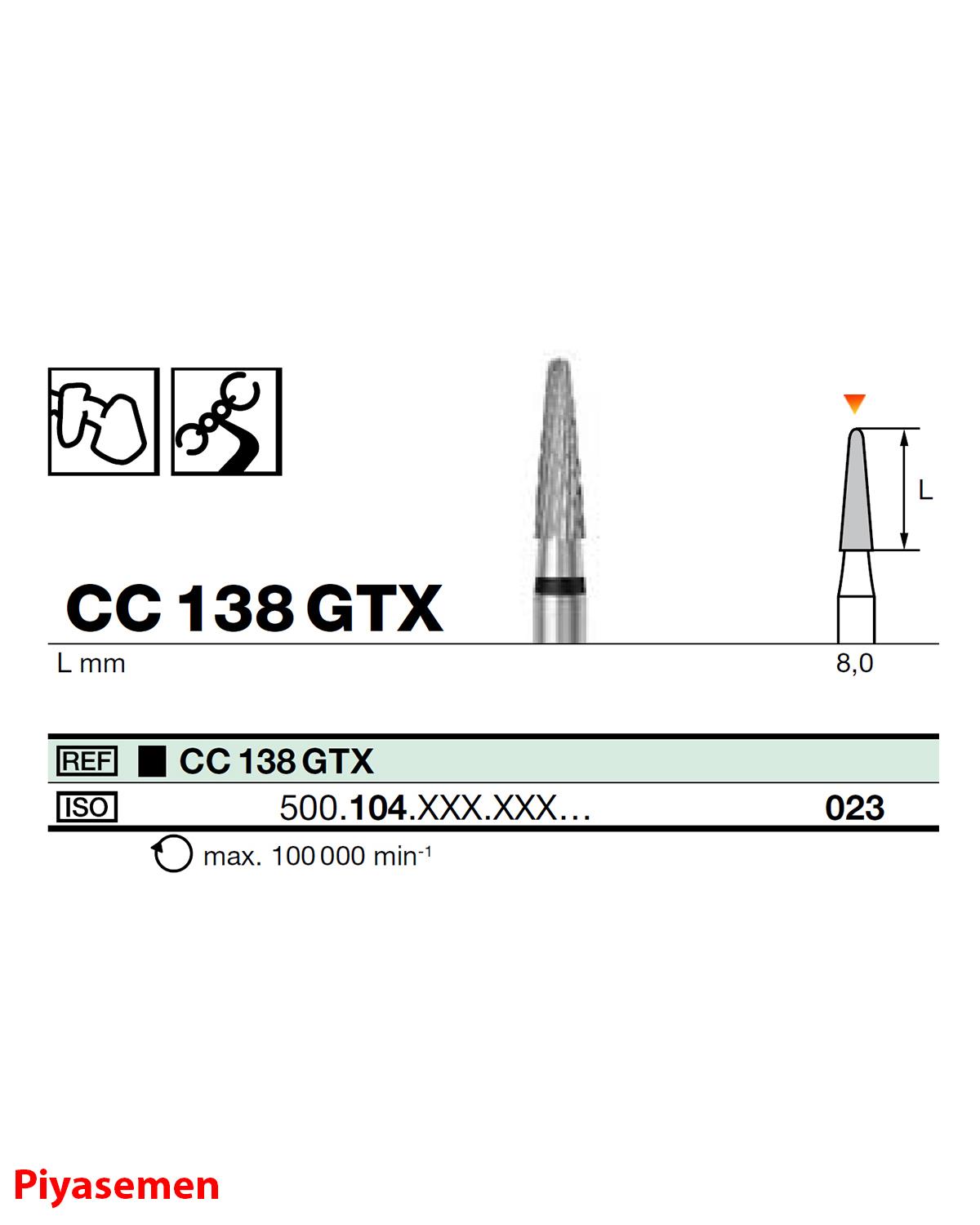 HBCC138 Piyesemen Tungsten Karbit Yuvarlak Bitim Konik, Laboratuvar Frez