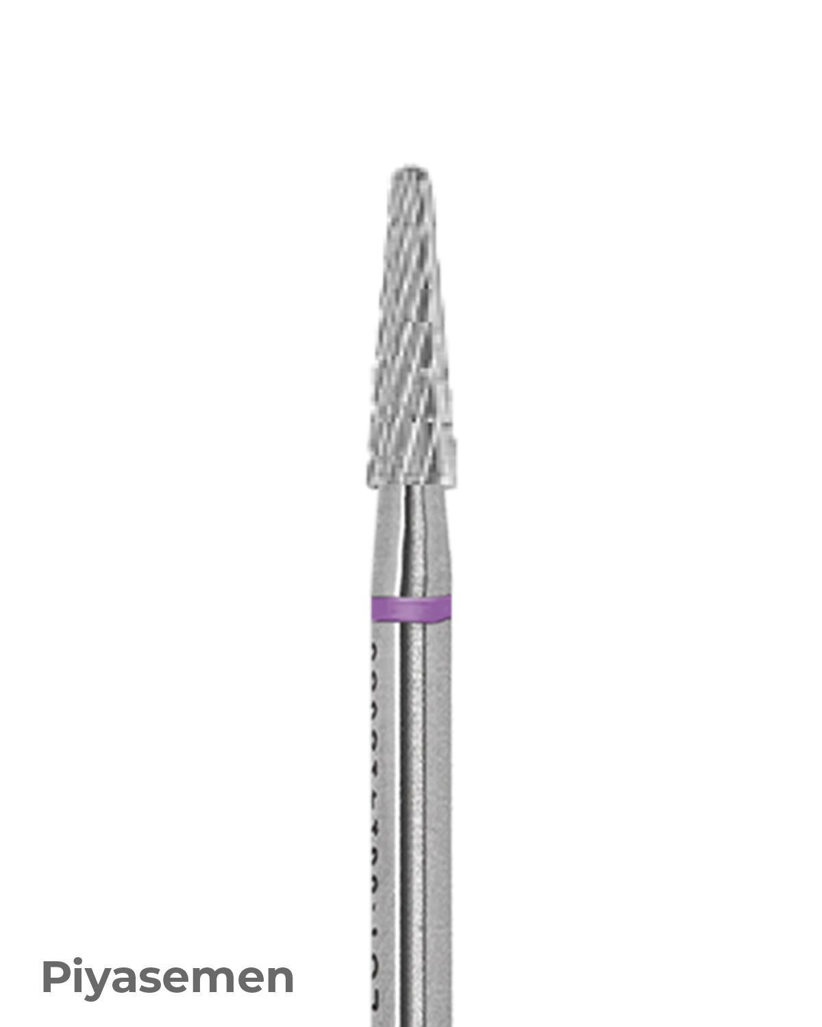 HBCC138 Piyesemen Tungsten Karbit Yuvarlak Bitim Konik, Laboratuvar Frez