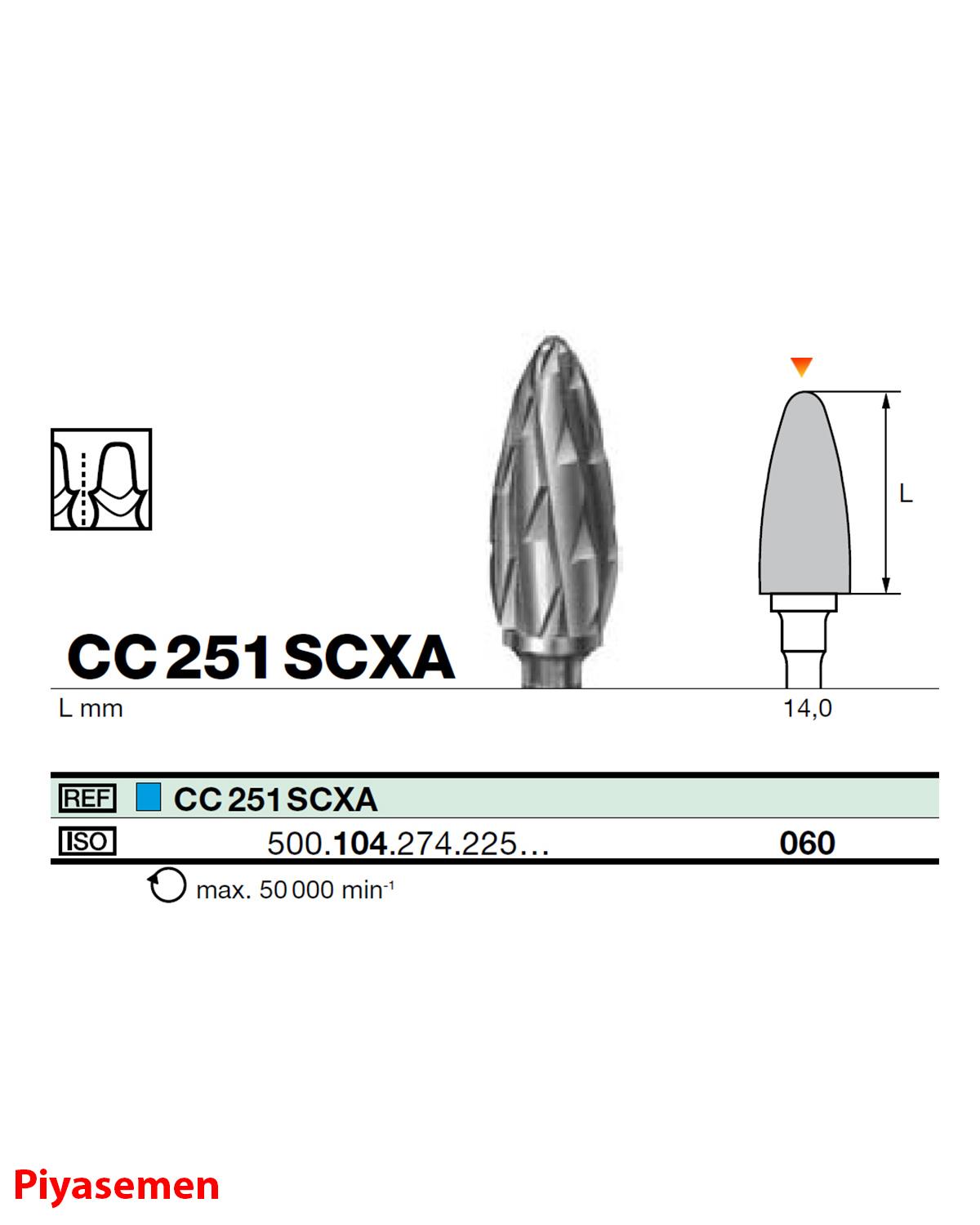 HBCC251 Piyesemen Tungsten Karbit Labut, Laboratuvar Frez
