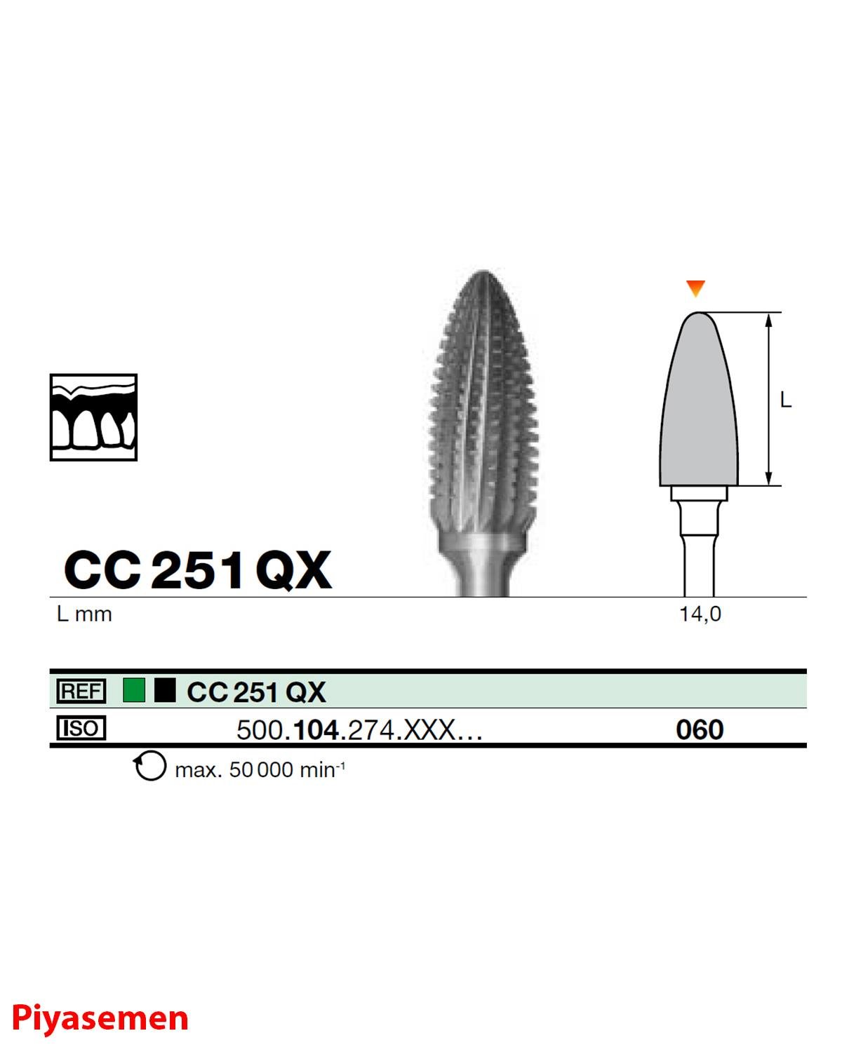 HBCC251 Piyesemen Tungsten Karbit Labut, Laboratuvar Frez