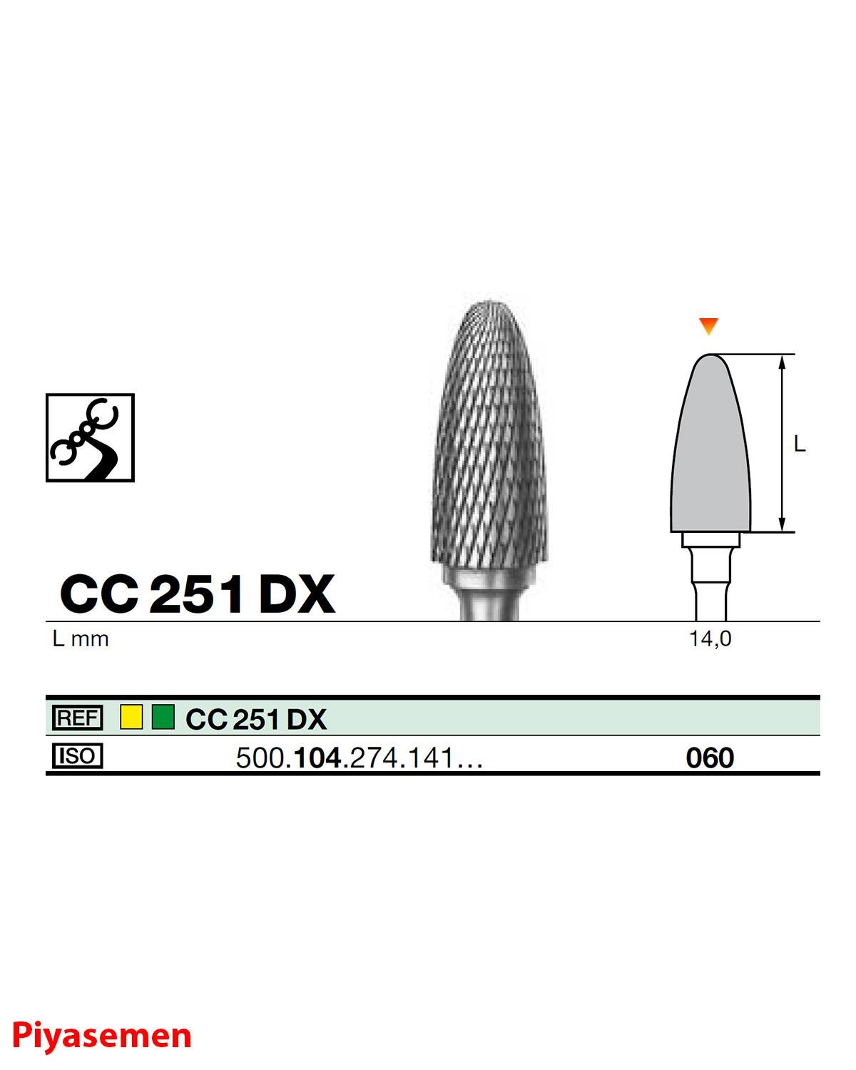 HBCC251 Piyesemen Tungsten Karbit Labut, Laboratuvar Frez