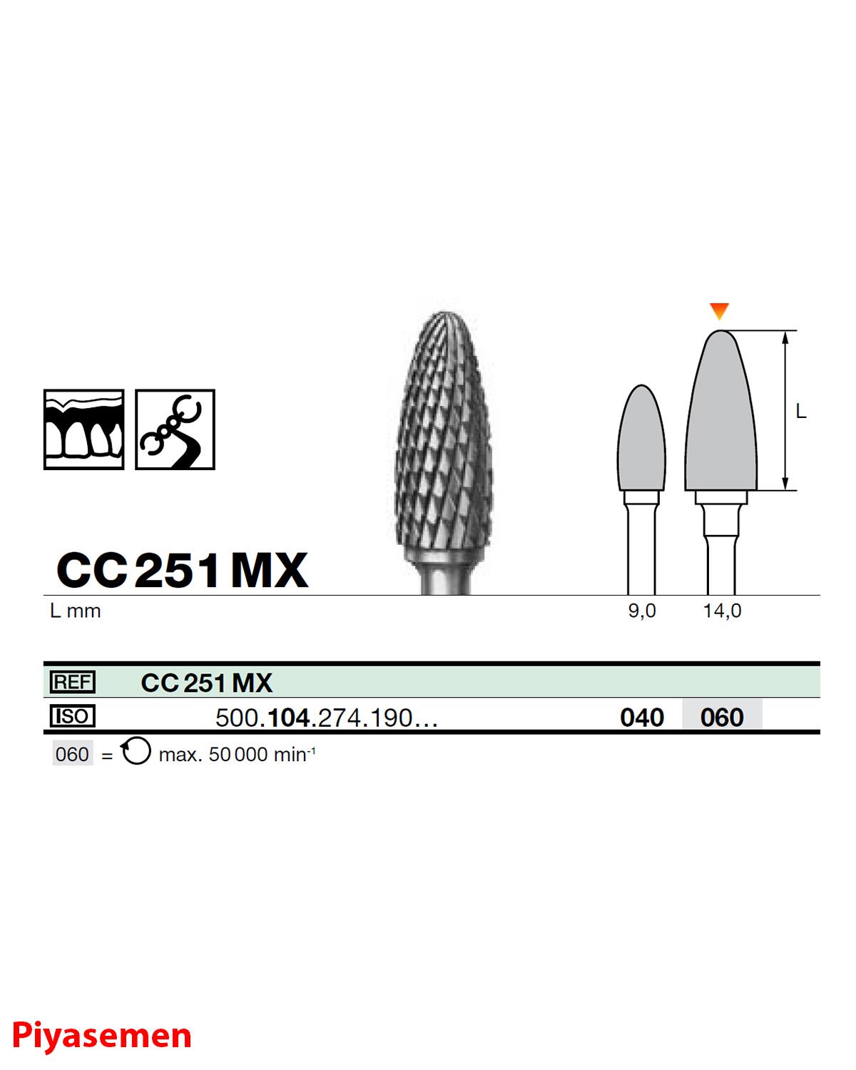 HBCC251 Piyesemen Tungsten Karbit Labut, Laboratuvar Frez