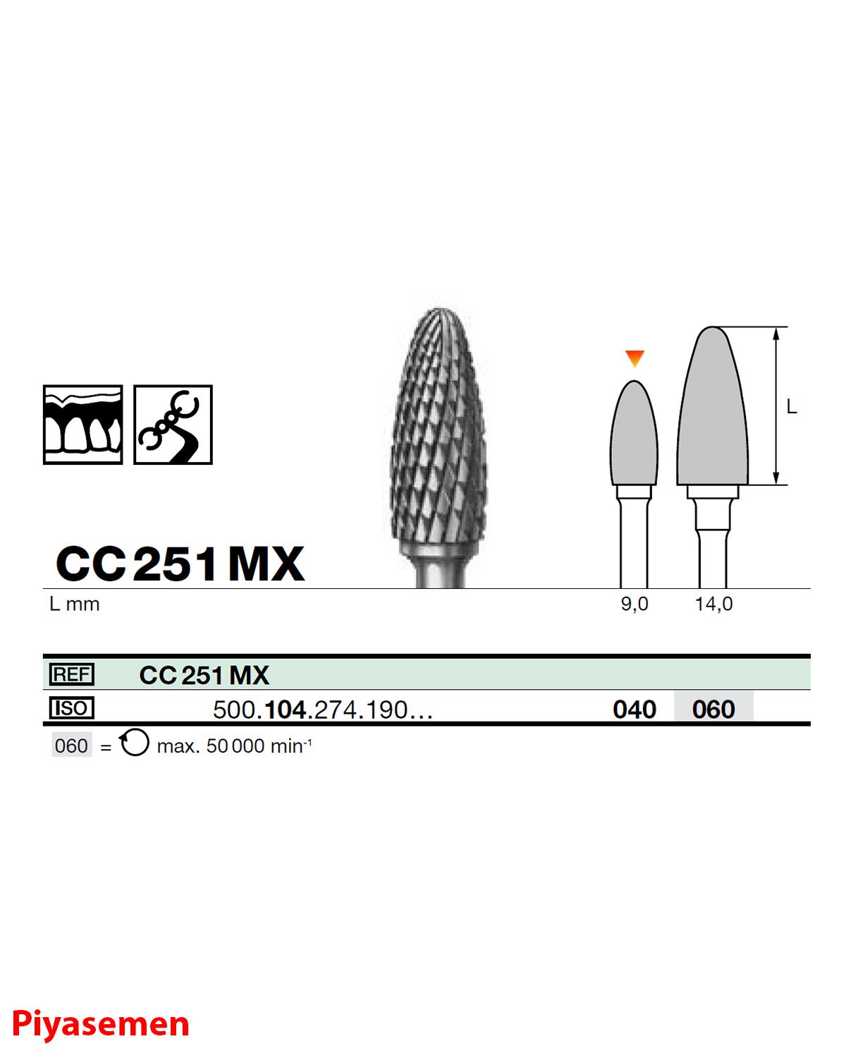 HBCC251 Piyesemen Tungsten Karbit Labut, Laboratuvar Frez