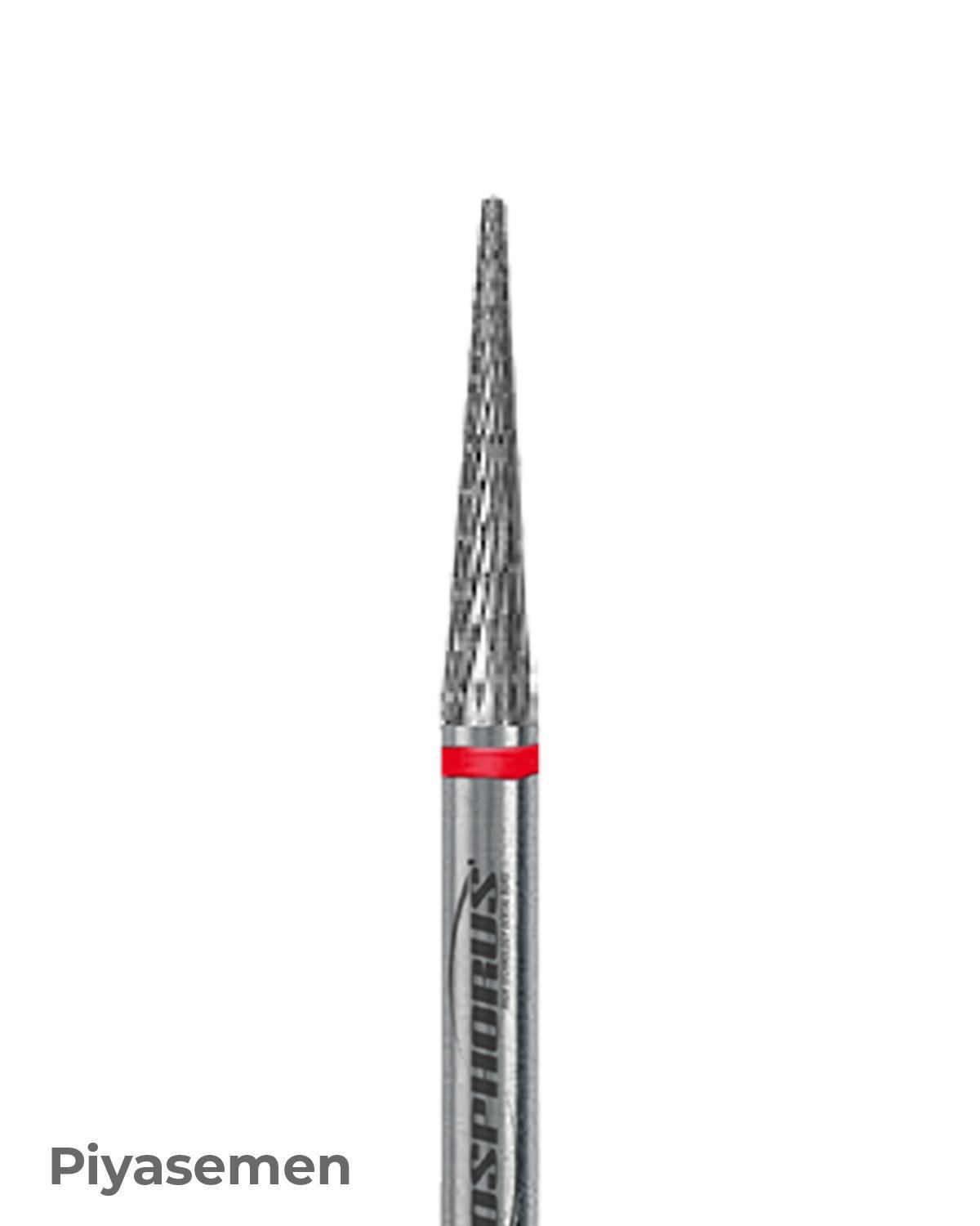 HBCC257 Piyesemen Tungsten Karbit Yuvarlak Bitim Konik, Laboratuvar Frez