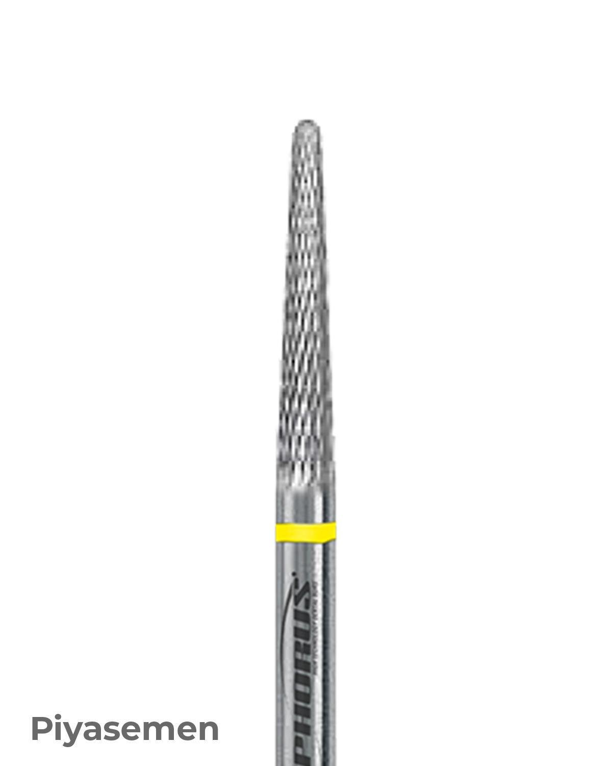 HBCC261 Piyesemen Tungsten Karbit Yuvarlak Bitim Konik, Laboratuvar Frez