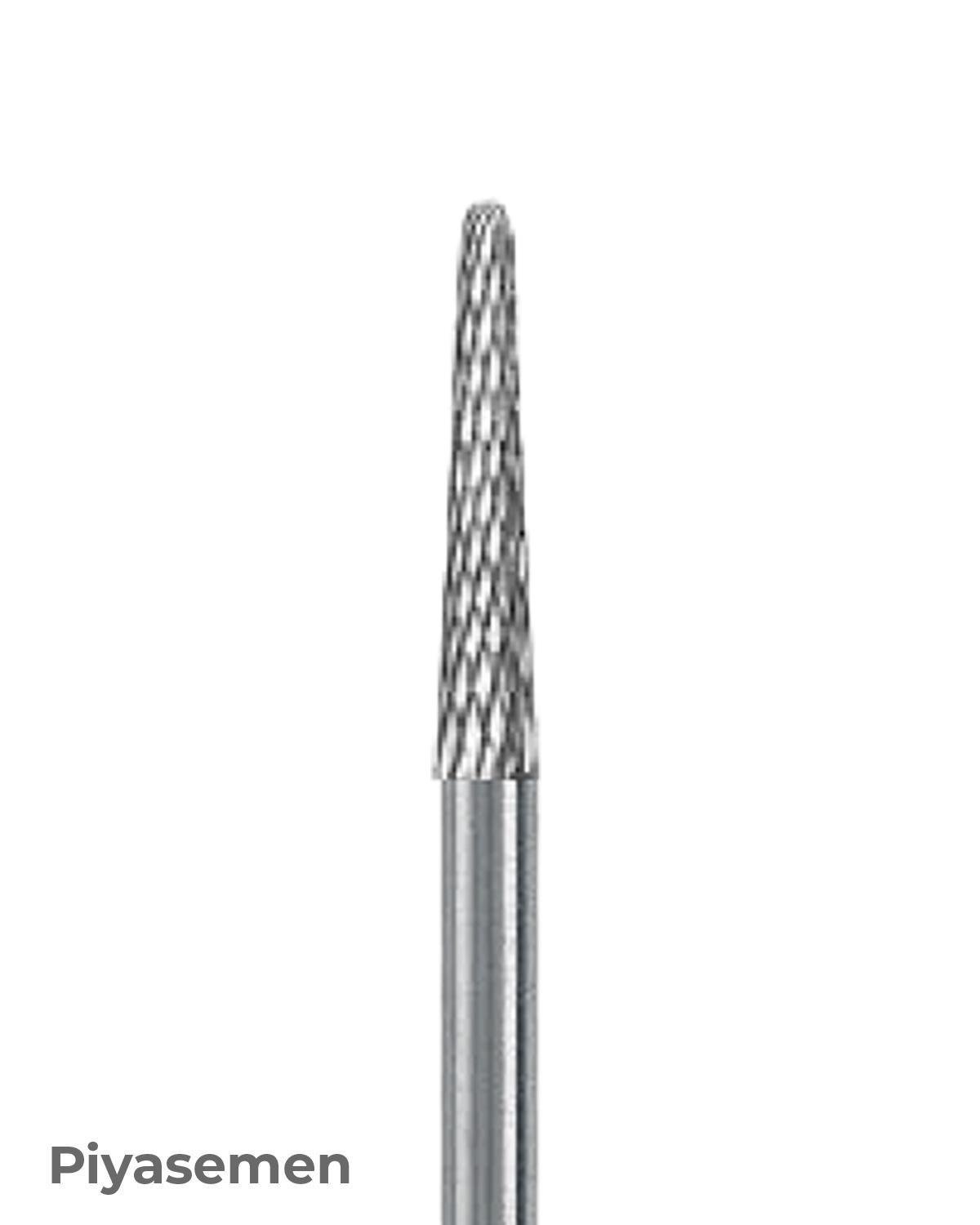 HBCC261 Piyesemen Tungsten Karbit Yuvarlak Bitim Konik, Laboratuvar Frez