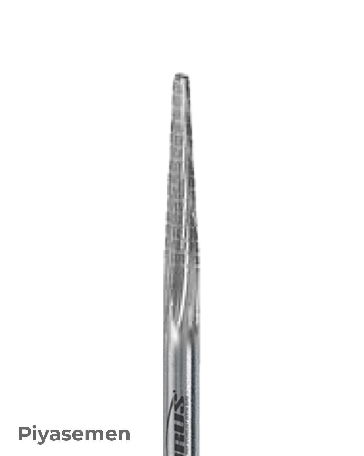 HBCC261 Piyesemen Tungsten Karbit Yuvarlak Bitim Konik, Laboratuvar Frez