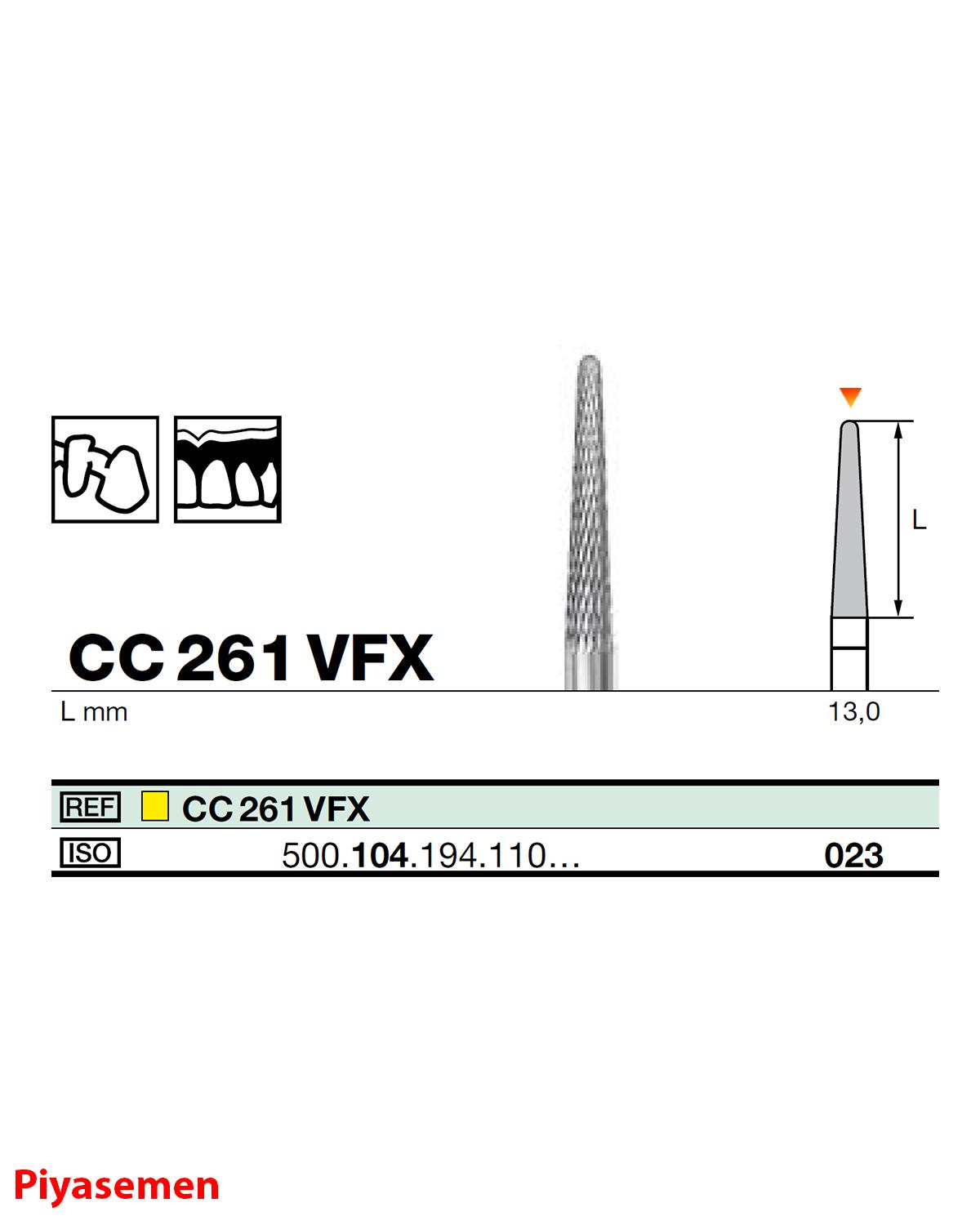 HBCC261 Piyesemen Tungsten Karbit Yuvarlak Bitim Konik, Laboratuvar Frez