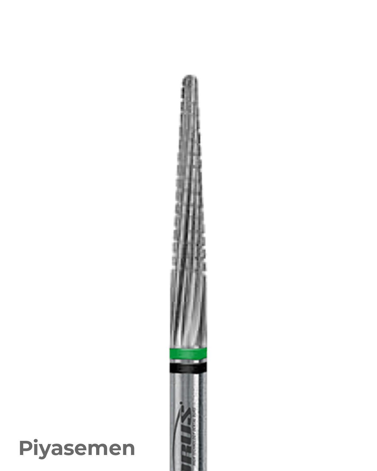 HBCC261 Piyesemen Tungsten Karbit Yuvarlak Bitim Konik, Laboratuvar Frez