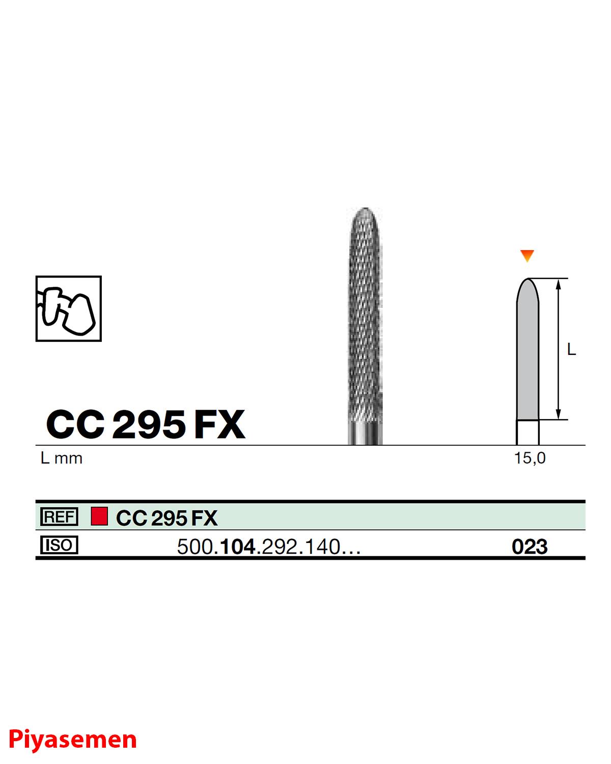 HBCC295 Piyesemen Tungsten Karbit Konik Uçlu Silindir, Laboratuvar Frez