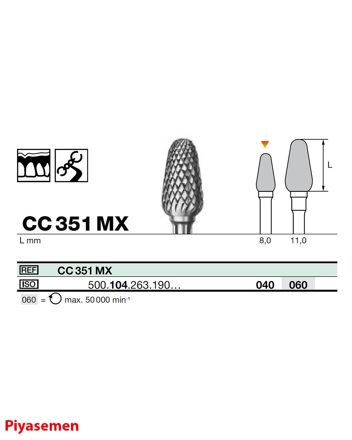 HBCC351 Piyesemen Tungsten Karbit Labut, Laboratuvar Frez