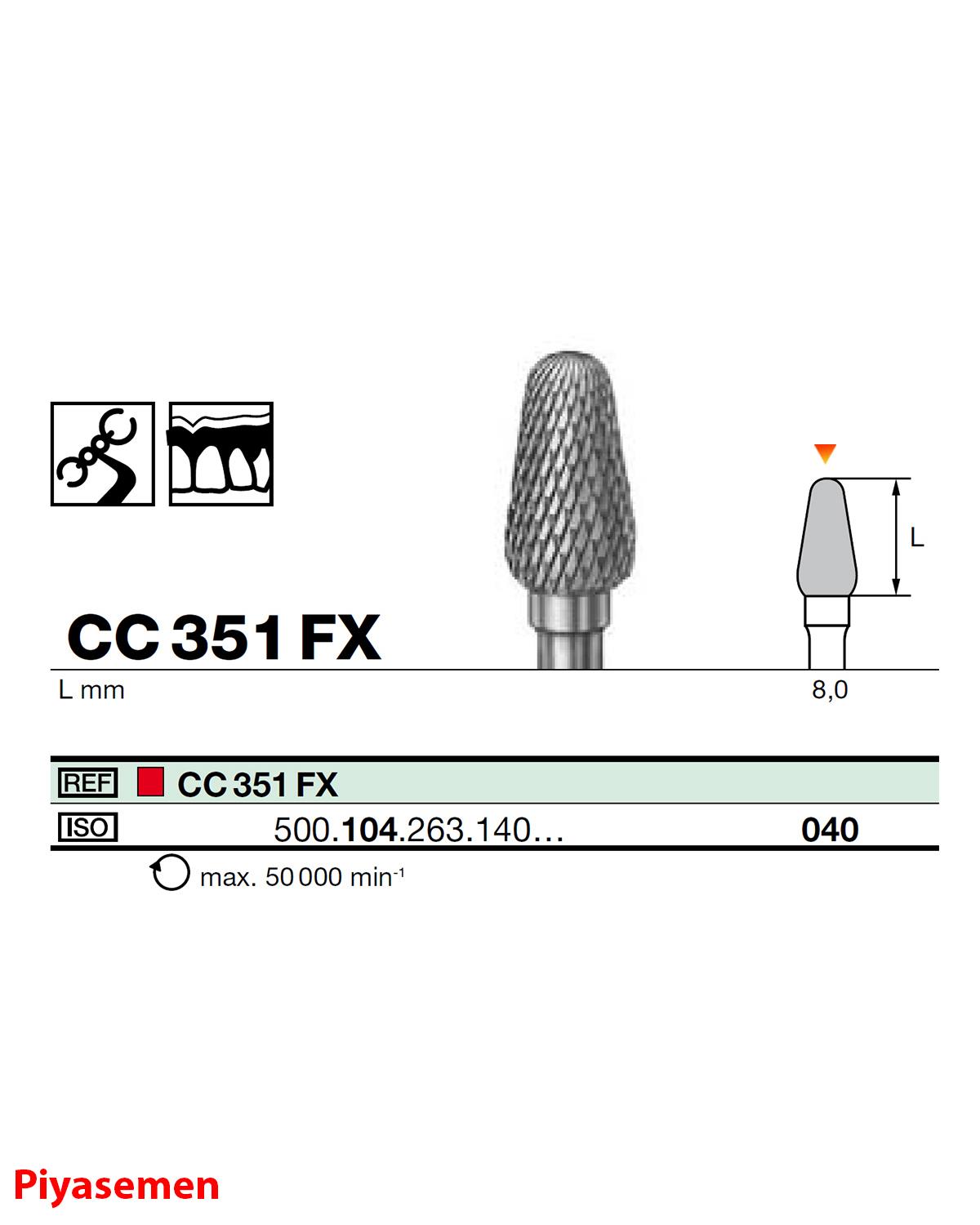 HBCC351 Piyesemen Tungsten Karbit Labut, Laboratuvar Frez